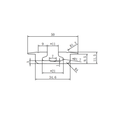 Път за закрепване на въздушни линии - светъл