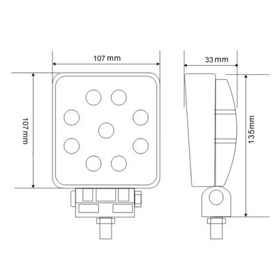 LED работни лампи
