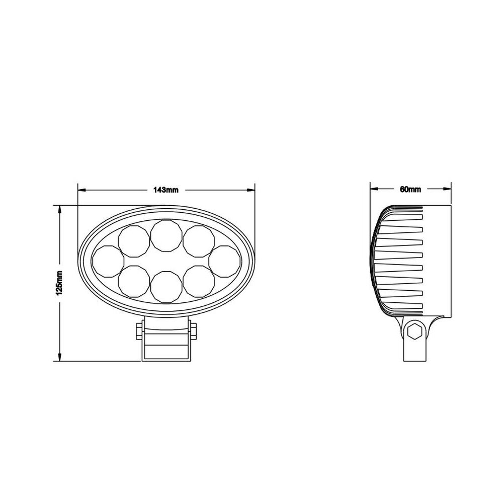 LED работни лампи