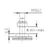 Винтов фитинг за Airline M10