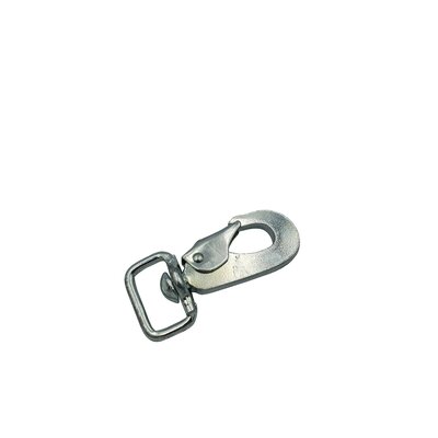 Кована карабинова кука с вирбел 25mm LC 225 daN Cr6 free