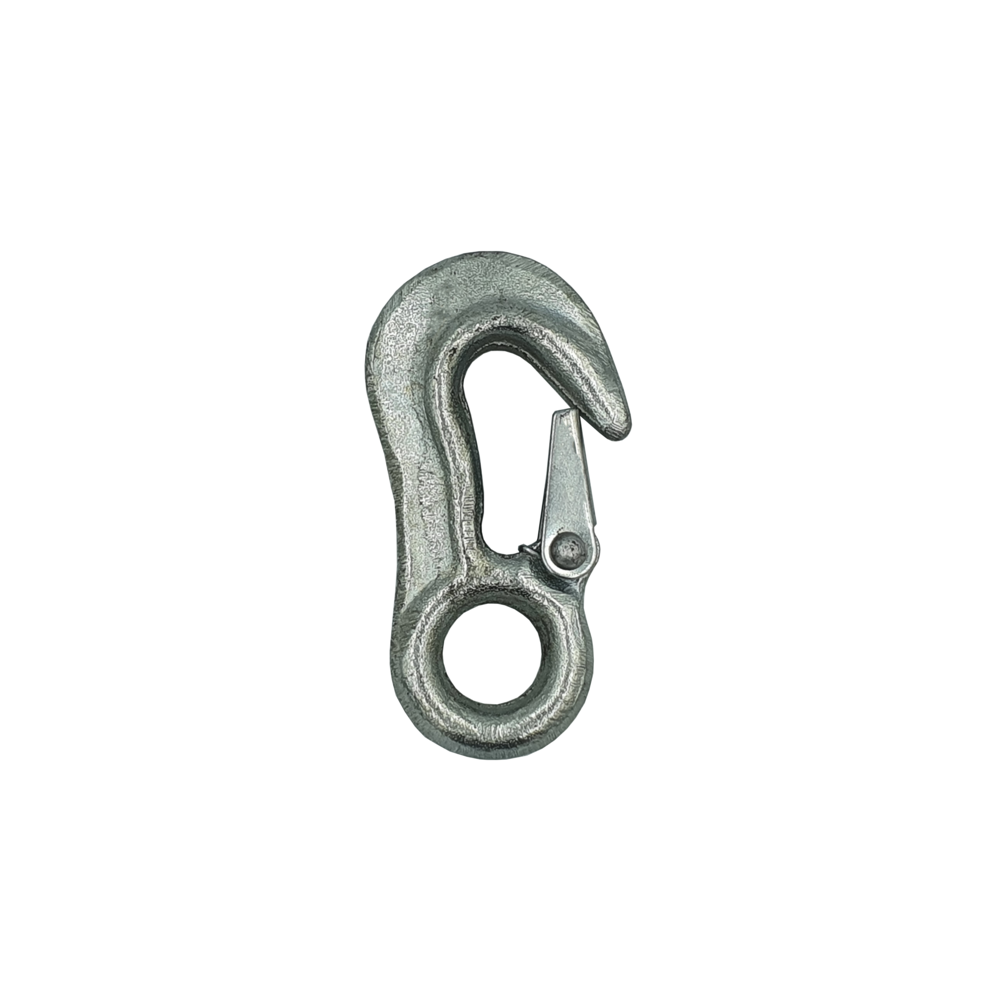 Forged carabine hook 94x45mm LC 1000 daN Cr6 free