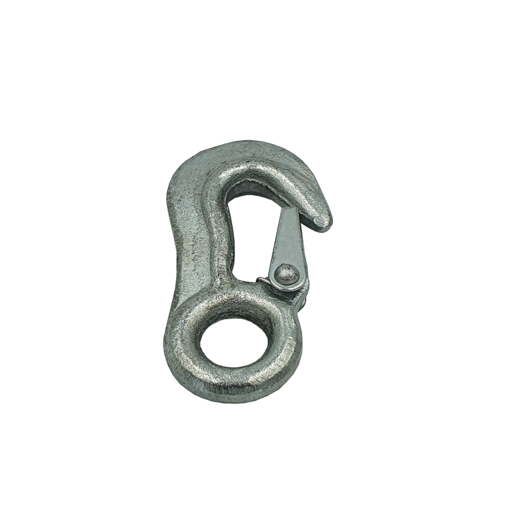 Forged carabine hook 94x45mm LC 1000 daN Cr6 free