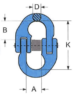 Grade 100 Connection link blueprint