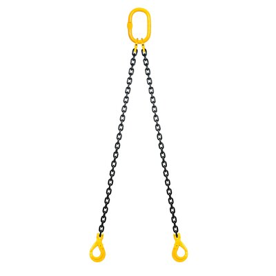 Верижен сапан 2-рамена, самозаключващи куки, клас 80 