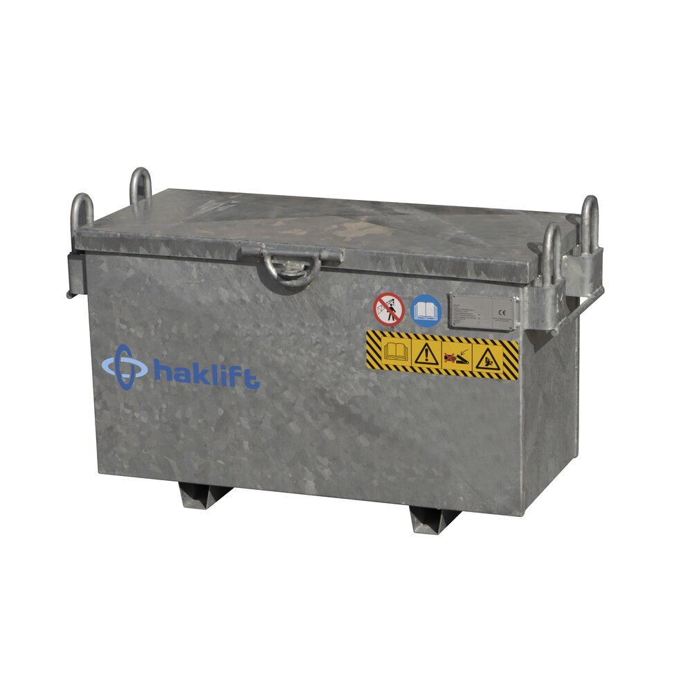 Hot dip galvanized liftable storage boxes