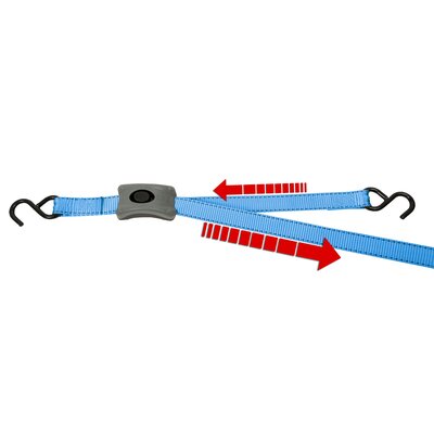 Lashing system with quick locking 25 mm / 2,5 m